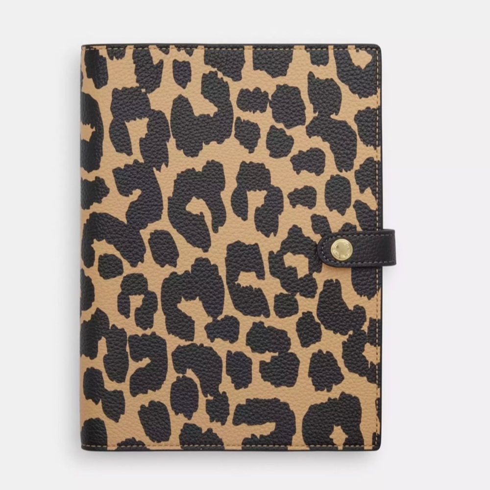 Coach leopard notebook (2025 version)